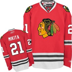 Stan Mikita Chicago Blackhawks Reebok Authentic Home Jersey (Red)
