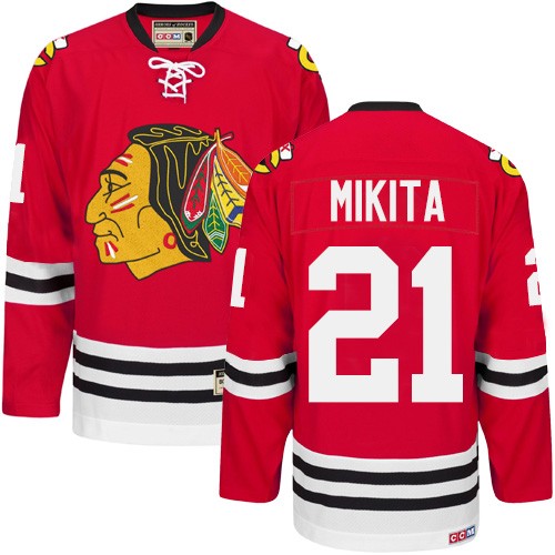 Stan Mikita Chicago Blackhawks CCM Authentic New Throwback Jersey (Red)