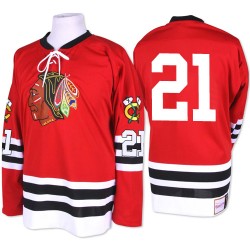 Stan Mikita Chicago Blackhawks Mitchell and Ness Premier 1960-61 Throwback Jersey (Red)