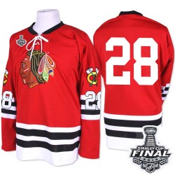 Steve Larmer Chicago Blackhawks Mitchell and Ness Authentic 1960-61 Throwback 2015 Stanley Cup Jersey (Red)