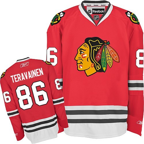 Teuvo Teravainen Chicago Blackhawks Reebok Authentic Home Jersey (Red)