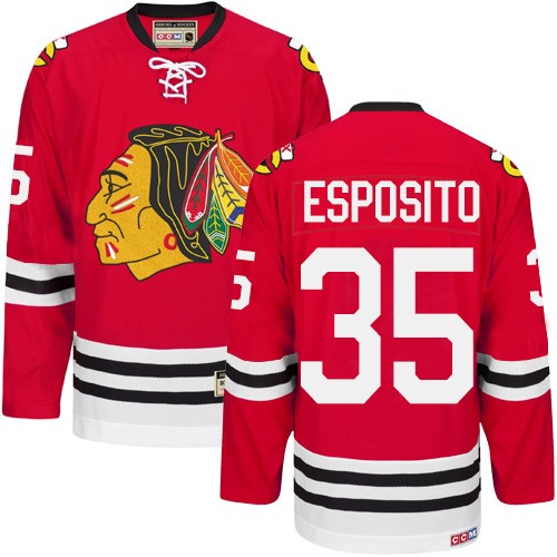 Tony Esposito Chicago Blackhawks CCM Premier New Throwback Jersey (Red)