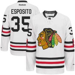 Tony Esposito Chicago Blackhawks Reebok Authentic 2015 Winter Classic Jersey (White)