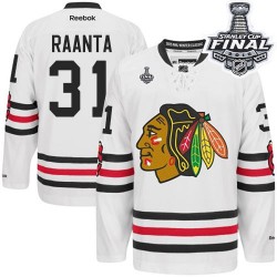 Antti Raanta Chicago Blackhawks Reebok Premier 2015 Winter Classic 2015 Stanley Cup Jersey (White)