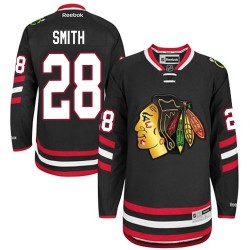 Ben Smith Chicago Blackhawks Reebok Authentic 2014 Stadium Series Jersey (Black)