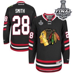 Ben Smith Chicago Blackhawks Reebok Premier 2014 Stadium Series 2015 Stanley Cup Jersey (Black)