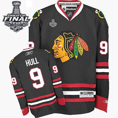 Bobby Hull Chicago Blackhawks Reebok Authentic Third 2015 Stanley Cup Jersey (Black)