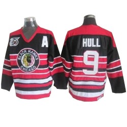 Bobby Hull Chicago Blackhawks CCM Authentic Throwback 75TH Jersey (Red/Black)