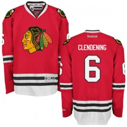 Adam Clendening Chicago Blackhawks Reebok Premier Home Jersey (Red)