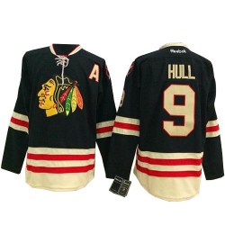 Bobby Hull Chicago Blackhawks Reebok Premier 2015 Winter Classic Jersey (Black)