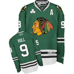 Bobby Hull Chicago Blackhawks Reebok Premier Jersey (Green)