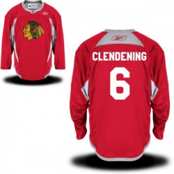 Adam Clendening Chicago Blackhawks Reebok Authentic Practice Team Jersey (Red)