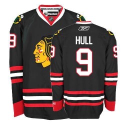 Bobby Hull Chicago Blackhawks Reebok Women's Premier Third Jersey (Black)