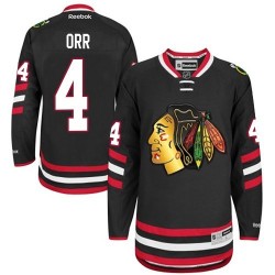 Bobby Orr Chicago Blackhawks Reebok Authentic 2014 Stadium Series Jersey (Black)
