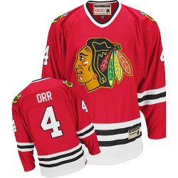 Bobby Orr Chicago Blackhawks CCM Authentic Throwback Jersey (Red)