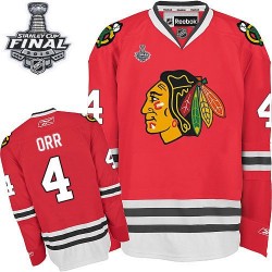 Bobby Orr Chicago Blackhawks Reebok Authentic Home 2015 Stanley Cup Jersey (Red)