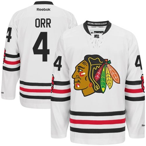 Bobby Orr Chicago Blackhawks Reebok Authentic 2015 Winter Classic Jersey (White)