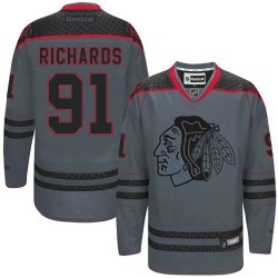 Brad Richards Chicago Blackhawks Reebok Authentic Charcoal Cross Check Fashion Jersey ()