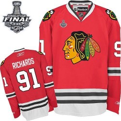 Brad Richards Chicago Blackhawks Reebok Premier Home 2015 Stanley Cup Jersey (Red)