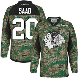Brandon Saad Chicago Blackhawks Reebok Premier Veterans Day Practice Jersey (Camo)