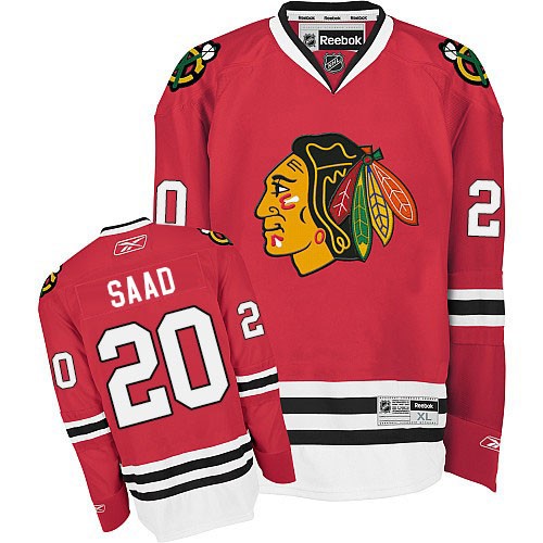 Brandon Saad Chicago Blackhawks Reebok Premier Home Jersey (Red)