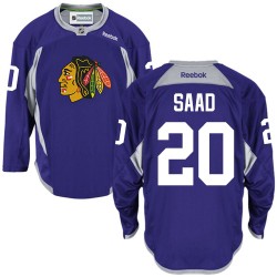 Brandon Saad Chicago Blackhawks Reebok Premier Practice Jersey (Purple)