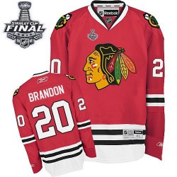 Brandon Saad Chicago Blackhawks Reebok Youth Authentic Home 2015 Stanley Cup Jersey (Red)