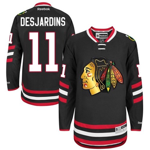 Andrew Desjardins Chicago Blackhawks Reebok Premier 2014 Stadium Series Jersey (Black)