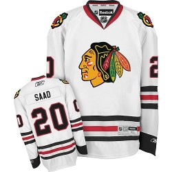 Brandon Saad Chicago Blackhawks Reebok Youth Premier Away Jersey (White)