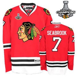 Brent Seabrook Chicago Blackhawks Reebok Authentic 2013 Stanley Cup Champions Jersey (Red)