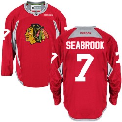 Brent Seabrook Chicago Blackhawks Reebok Authentic Practice Jersey (Red)