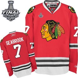 Brent Seabrook Chicago Blackhawks Reebok Authentic Home 2015 Stanley Cup Jersey (Red)