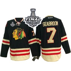 Brent Seabrook Chicago Blackhawks Reebok Premier 2015 Winter Classic 2015 Stanley Cup Jersey (Black)