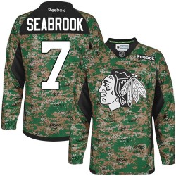Brent Seabrook Chicago Blackhawks Reebok Premier Veterans Day Practice Jersey (Camo)