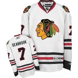 Brent Seabrook Chicago Blackhawks Reebok Youth Premier Away Jersey (White)