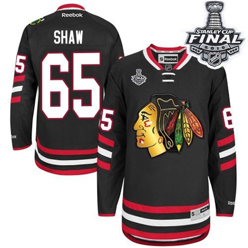 Andrew Shaw Chicago Blackhawks Reebok Authentic 2014 Stadium Series 2015 Stanley Cup Jersey (Black)