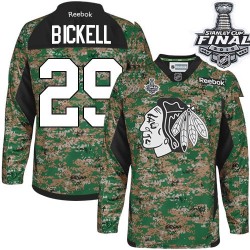 Bryan Bickell Chicago Blackhawks Reebok Authentic Veterans Day Practice 2015 Stanley Cup Jersey (Camo)