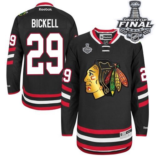Bryan Bickell Chicago Blackhawks Reebok Authentic 2014 Stadium Series 2015 Stanley Cup Jersey (Black)