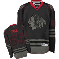 Andrew Shaw Chicago Blackhawks Reebok Authentic Jersey (Black Ice)