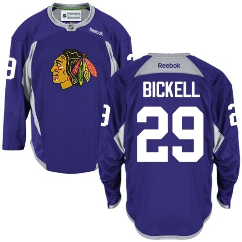 Bryan Bickell Chicago Blackhawks Reebok Premier Practice Jersey (Purple)