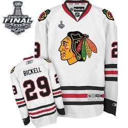 Bryan Bickell Chicago Blackhawks Reebok Premier Away 2015 Stanley Cup Jersey (White)
