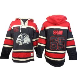 Andrew Shaw Chicago Blackhawks Authentic Old Time Hockey Sawyer Hooded Sweatshirt Jersey (Black)