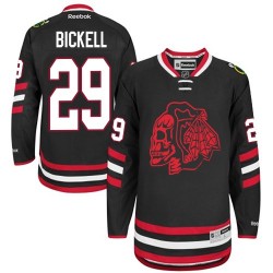 Bryan Bickell Chicago Blackhawks Reebok Youth Premier Red Skull 2014 Stadium Series Jersey (Black)