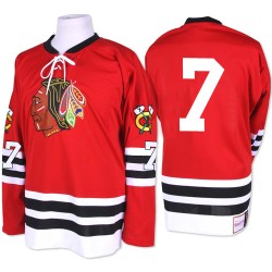 Chris Chelios Chicago Blackhawks Mitchell and Ness Authentic 1960-61 Throwback Jersey (Red)