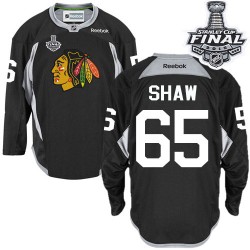 Andrew Shaw Chicago Blackhawks Reebok Authentic Practice 2015 Stanley Cup Jersey (Black)