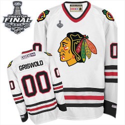Clark Griswold Chicago Blackhawks CCM Authentic Throwback 2015 Stanley Cup Jersey (White)