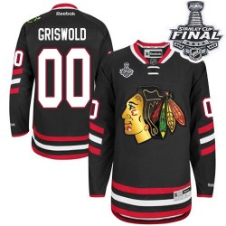 Clark Griswold Chicago Blackhawks Reebok Premier 2014 Stadium Series 2015 Stanley Cup Jersey (Black)