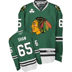 Andrew Shaw Chicago Blackhawks Reebok Authentic Jersey (Green)