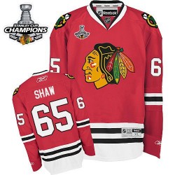 Andrew Shaw Chicago Blackhawks Reebok Authentic 2013 Stanley Cup Champions Jersey (Red)