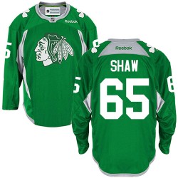 Andrew Shaw Chicago Blackhawks Reebok Authentic Practice Jersey (Green)